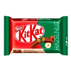 Quantas calorias em 1 unidade (41,5 g) Kitkat Hazelnut?