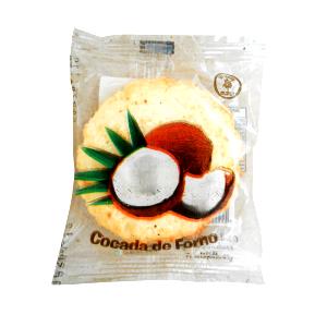 Quantas calorias em 1 unidade (45 g) Cocada de Forno?