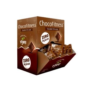 Quantas calorias em 1 unidade (5 g) Chocofitness 54% Cacau?