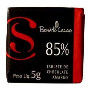 Quantas calorias em 1 unidade (5 g) Mini Tablete 85% Cacau (1)?