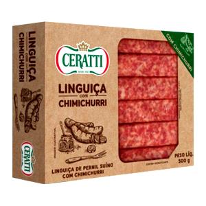 Quantas calorias em 1 unidade (50 g) Linguiça com Chimichurri?