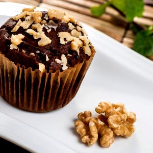 Quantas calorias em 1 unidade (50 g) Muffin de Cacau?