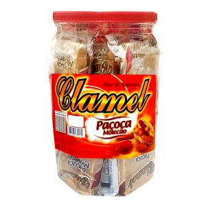 Quantas calorias em 1 unidade (52 g) Paçoca Molecão?