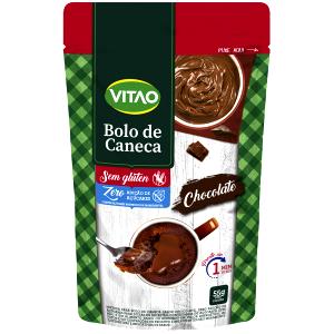 Quantas calorias em 1 unidade (55 g) Bolo de Caneca Chocolate com Avelã?