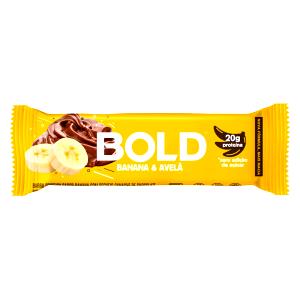 Quantas calorias em 1 unidade (60 g) Bold Bar Banana e Avelã?