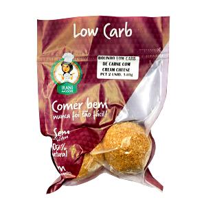 Quantas calorias em 1 unidade (60 g) Bolinho Low Carb de Carne?