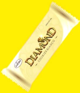 Quantas calorias em 1 unidade (60 g) Diamond Cookies Bianco?