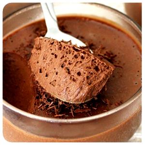 Quantas calorias em 1 unidade (60 g) Mousse de Chocolate?