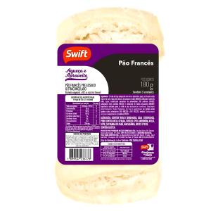 Quantas calorias em 1 unidade (60 g) Pão Francês Swift?