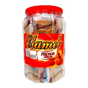 Quantas calorias em 1 unidade (60 g) Paçoca Molecão?