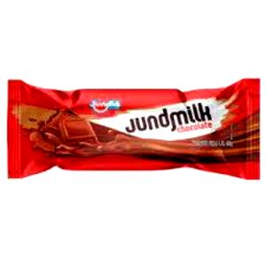 Quantas calorias em 1 unidade (60 g) Picolé Jundmilk Chocolate?