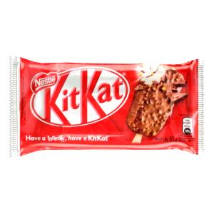 Quantas calorias em 1 unidade (61 g) Sorvete Kit Kat?