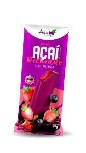 Quantas calorias em 1 unidade (62 g) Picolé de Açaí?