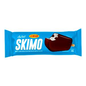 Quantas calorias em 1 unidade (62 g) Picolé Skimo?