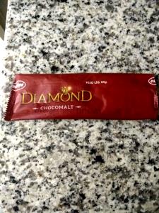 Quantas calorias em 1 unidade (64 g) Diamond Chocomalt?