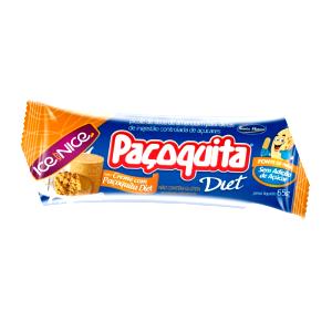 Quantas calorias em 1 unidade (65 g) Picolé Paçoquita Diet?