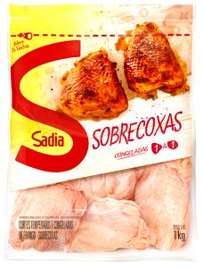 Quantas calorias em 1 unidade (65 g) Sobrecoxa?