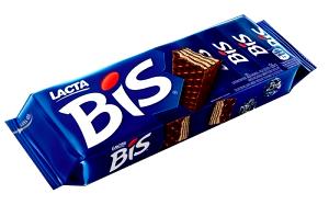 Quantas calorias em 1 unidade (7 g) Bis (7g)?