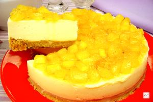 Quantas calorias em 1 unidade (70 g) Cheesecake de Abacaxi?