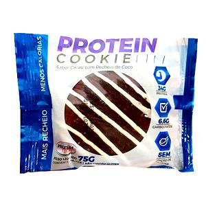 Quantas calorias em 1 unidade (75 g) Protein Cookie Sabor Cacau com Recheio de Coco?