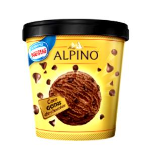Quantas calorias em 1 unidade (85 g) Sorvete Alpino (85g)?