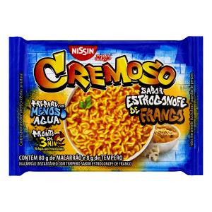 Quantas calorias em 1 unidade (88 g) Miojo Cremoso Sabor Estrogonofe de Frango?