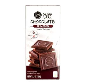 Quantas calorias em 1 unidade (90 g) Extrême Swiss Chocolate?