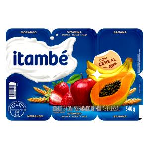 Quantas calorias em 1 unidade (90 g) Iogurte Parcialmente Desnatado com Preparado de Frutas e Cereais?