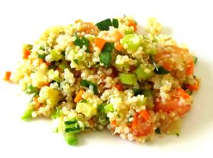 Quantas calorias em 1 unidade (95 g) Couscous de Quinoa?