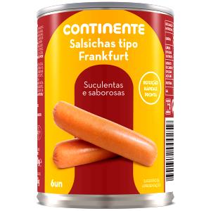 Quantas calorias em 1 Unidade Cozer 6 Salsichas Frankfurt?