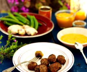 Quantas calorias em 1 Unidade Kofta De Borrego Com Chutney De Manga?