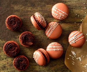 Quantas calorias em 1 Unidade Macarons De Chocolate Com Laranja E Ganache De Chocolate?