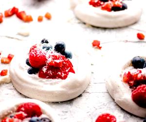 Quantas calorias em 1 Unidade Pavlova Vegan?