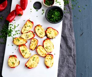 Quantas calorias em 1 Unidade Pimentos Recheados Com Queijo?