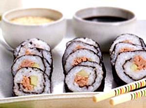 Quantas calorias em 1 Unidade Sushi de Atum?