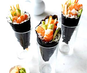 Quantas calorias em 1 Unidade Sushi Temaki?