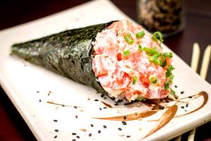 Quantas calorias em 1 Unidade Temaki De Salmão?