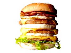 Quantas calorias em 1 unidade Triplo X-Burger Bacon Com Ovo?