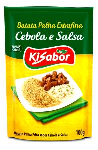 Quantas calorias em 1 xícara (25 g) Batata Palha Cebola e Salsa?