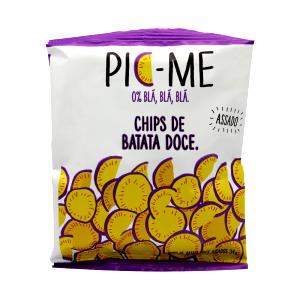 Quantas calorias em 1 xícara (25 g) Chips de Batata Doce?