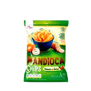 Quantas calorias em 1 xicara (25 g) Chips de Mandioca?