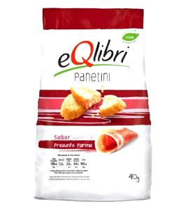 Quantas calorias em 1 xícara (25 g) Panetini Sabor Presunto Parma?