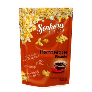 Quantas calorias em 1 xícara (25 g) Pipoca Barbecue Picante?