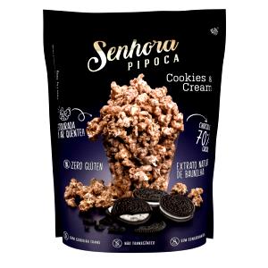 Quantas calorias em 1 xícara (25 g) Pipoca Natural com Melado de Cana?