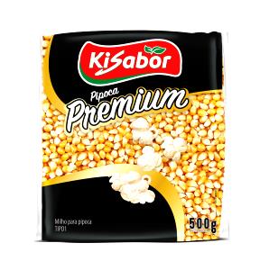 Quantas calorias em 1 xícara (25 g) Pipoca Premium?