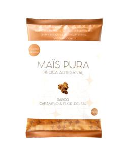 Quantas calorias em 1 xícara (25 g) Pipoca Sabor Caramelo e Flor de Sal?