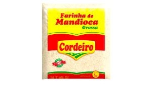 Quantas calorias em 1 xicara (50 g) Farinha de Mandioca Grossa?