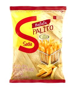 Quantas calorias em 1 xícara (85 g) Batata Pré-Frita Congelada?