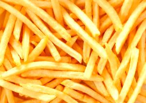 Quantas calorias em 1 Xícara Batatas Fritas sem Gordura?