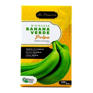 Quantas calorias em 1 Xícara Biomassa de Banana Verde?